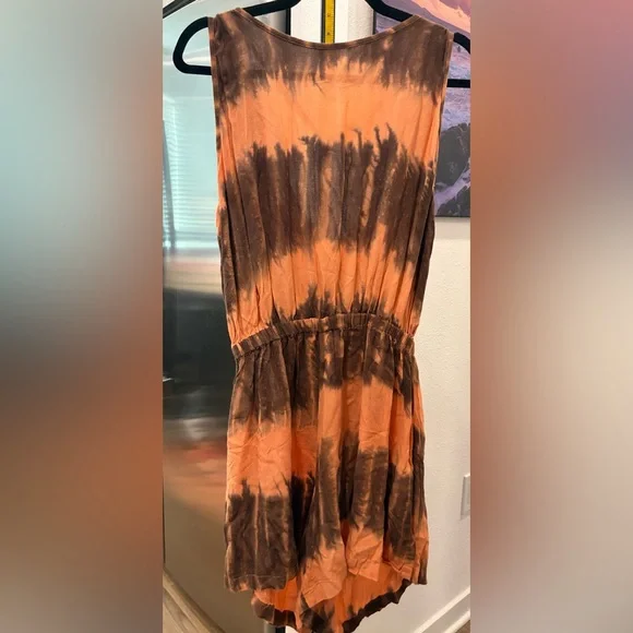 One Teaspoon Day Party Playsuit - Acid Trip / Boho Tie Dye Romper - Picture 4 of 4